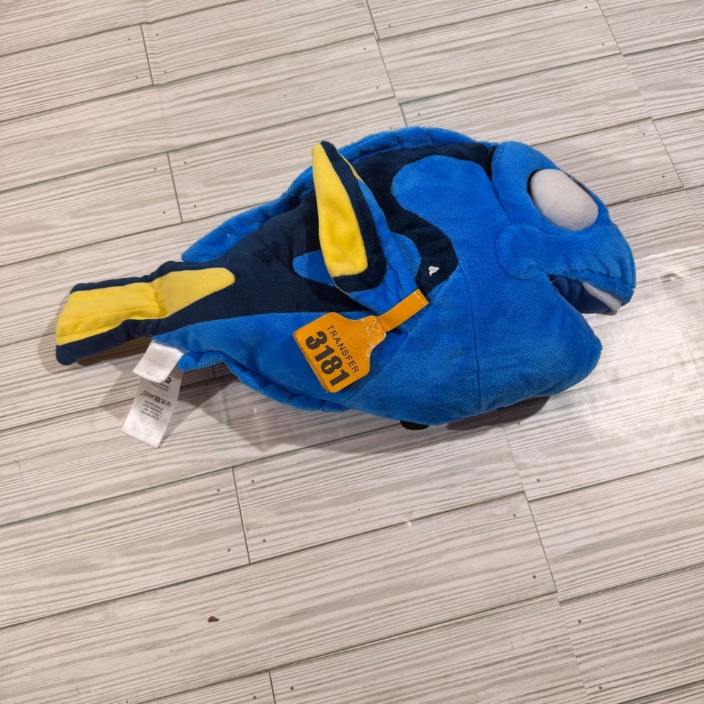 Disney Pixar Finding Dory Blue Tang Fish Plush Stuffed Animal Toy 10 Inch